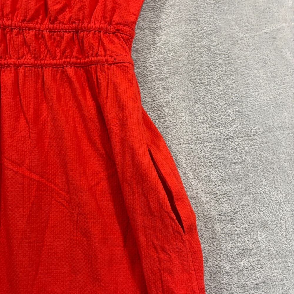 Faherty V-Neck Sleeveless Maxi Dress in Bright Red - Picture 13 of 13